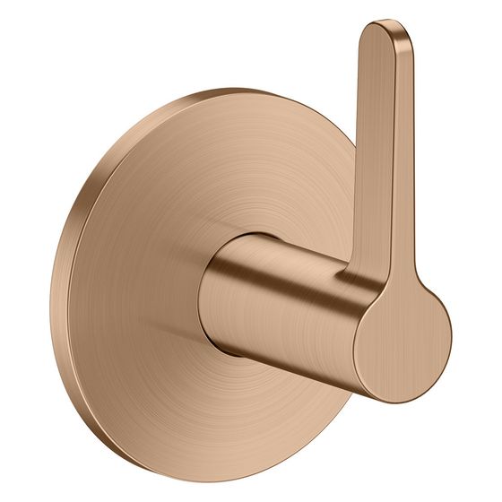 Hansgrohe AXOR One Absperrventil Unterputz, Hebelgriff, DN 15/DN 20, Brushed Red Gold