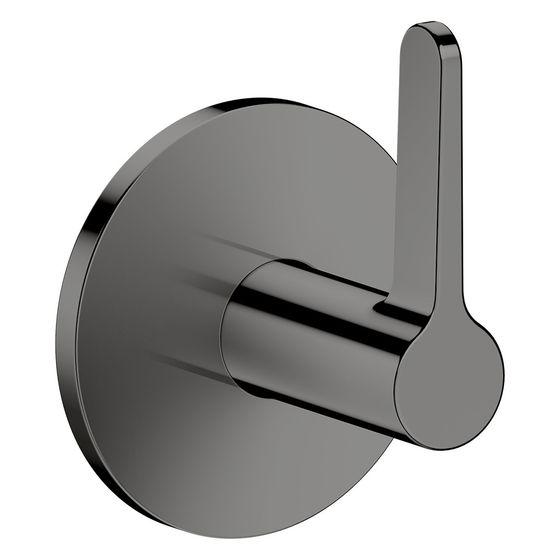 Hansgrohe AXOR One Absperrventil Unterputz, Hebelgriff, DN 15/DN 20, Polished Black Chrome