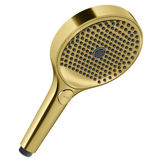 Hansgrohe AXOR ShowerSolutions Handbrause 130mm, 7,5l/min, 3jet EcoSmart, Brushed Gold Optic