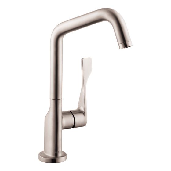 Hansgrohe AXOR Citterio Einhebel-Küchenmischer 260mm,12l/min, Schwenkauslauf, Edelstahl Finish