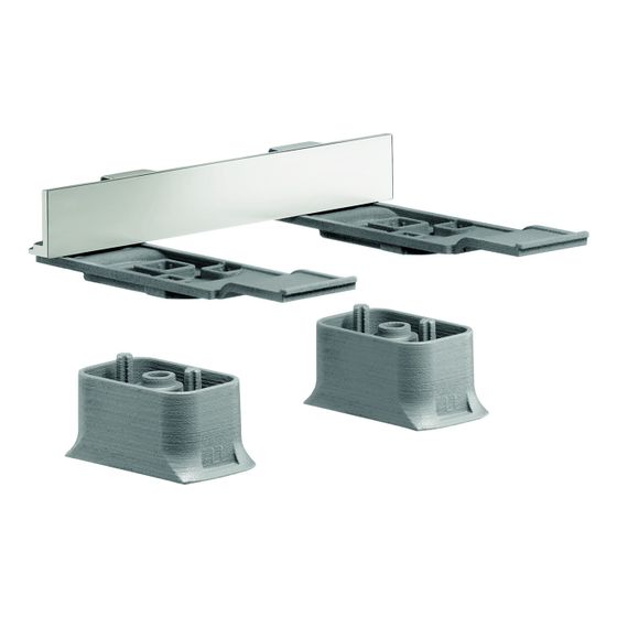 Hansgrohe AXOR Universal Softsquare Adapterset, Brushed Nickel