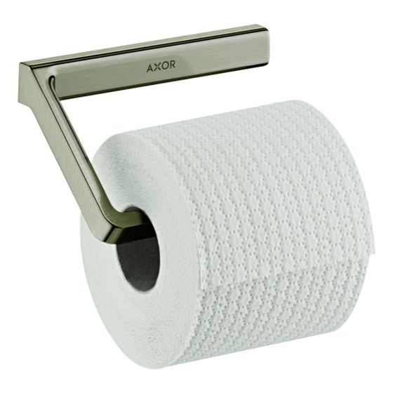 Hansgrohe AXOR Universal Softsquare Toilettenpapierhalter, Brushed Nickel