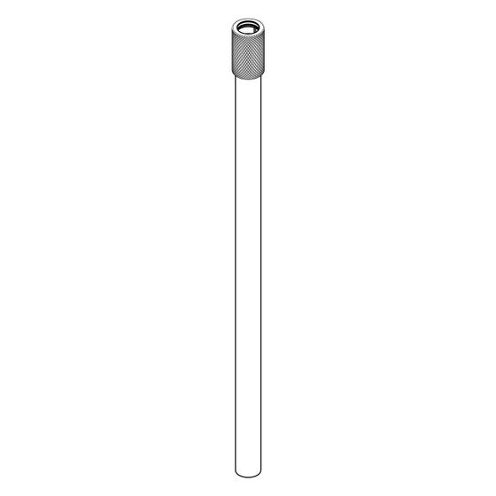 Hansgrohe AXOR Steigrohr für Front Showerpipe, Thermostat, 2jet Kopfbrause, Chrom, 92243000