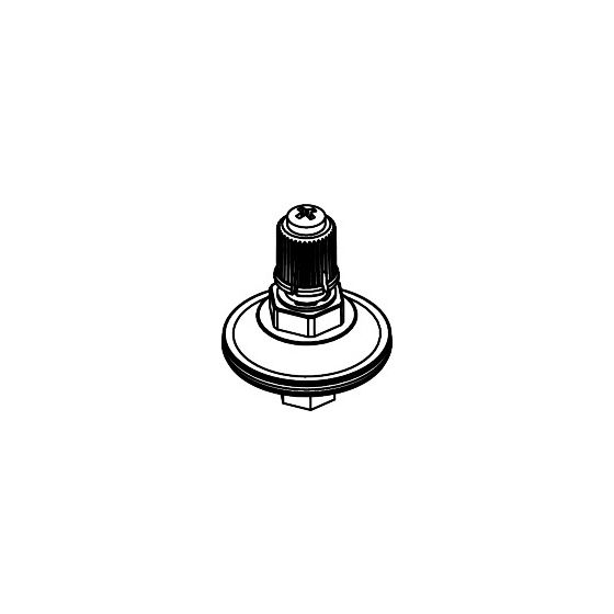 Hansgrohe Platten-/Rosettenbefestigung AXOR Citterio M 3-Loch Waschtischarmatur, 98929000