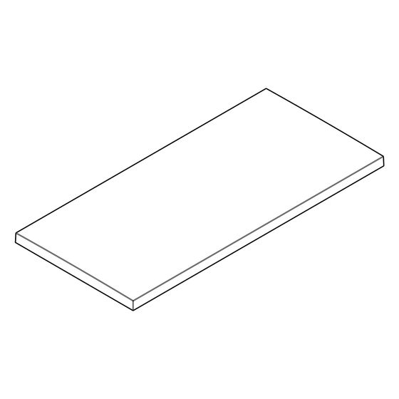 Hansgrohe AXOR Auslaufplatte für Massaud 3-Loch Waschtischarmatur Wandmontage, Chrom, 98975000