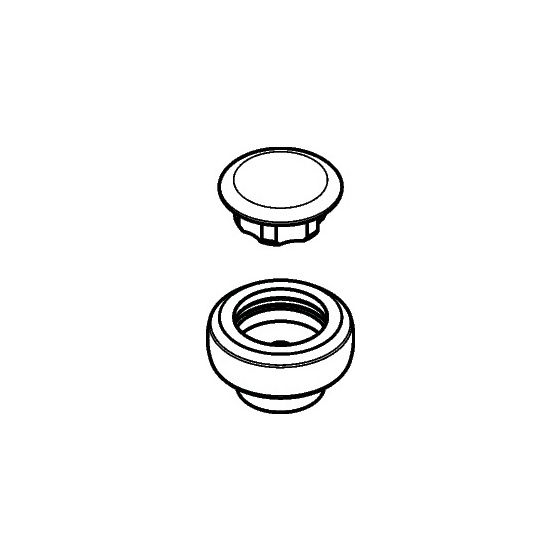 Hansgrohe AXOR Zugknopf für Montreux 3-Loch Waschtischarmatur, Chrom, 98619000