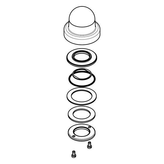 Hansgrohe Schaftbefestigung Absperrventill, 96078000