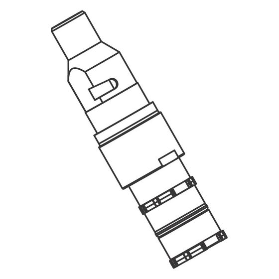 Hansgrohe AXOR Absperreinheit, Keramik, Schließwinkel 90 Grad, 98301000
