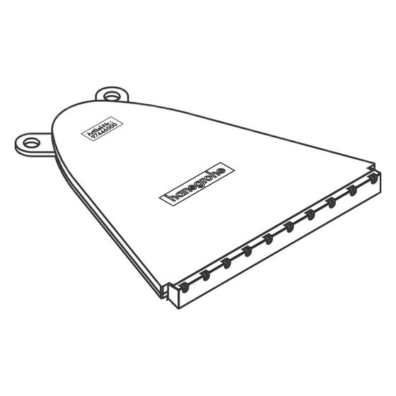Hansgrohe AXOR Strahleinsatz für 3-Loch Waschtischarmatur, 97446000