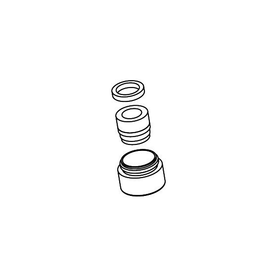 Hansgrohe AXOR Luftsprudler für Uno 2 Spültischmischer, Chrom, 97884000