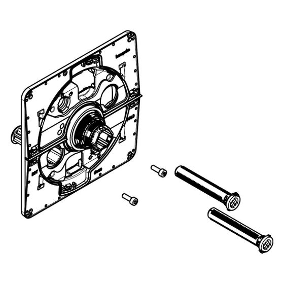 Hansgrohe AXOR Trägerrosette für softsquare/square T42 iBoxNext, 87779000