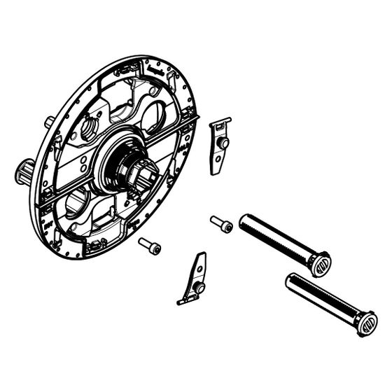 Hansgrohe AXOR Trägerrosette für T42 iBoxNext, 87807000