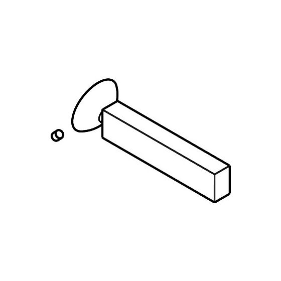 Hansgrohe AXOR Griff für Citterio Waschtischmischer, Wandmodell, 39092000