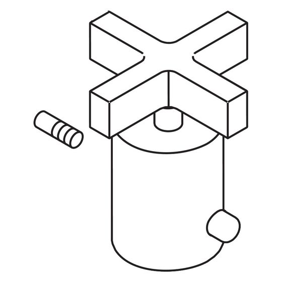 Hansgrohe AXOR Wannenrand-Thermostat für Citterio 2-Loch-Armatur, Chrom, 39393000