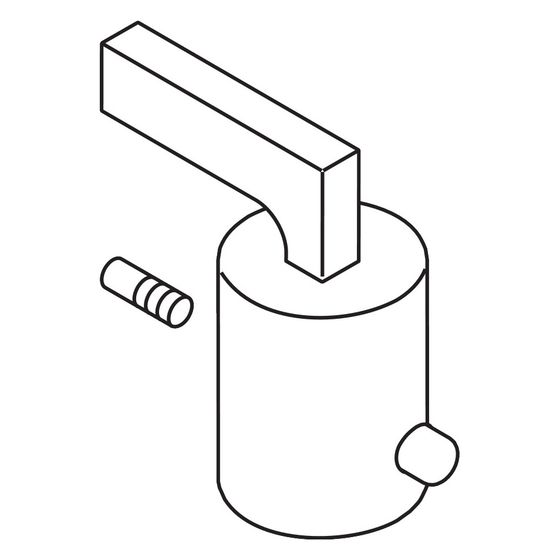 Hansgrohe AXOR Hebel-Grifffür Citterio Thermostat 2-Loch Armatur Wannenrand, Chrom, 39395000