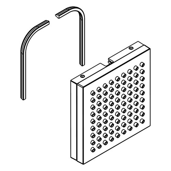 Hansgrohe AXOR Seitenbrause für ShowerComposition, Brushed Red Gold, 87137310