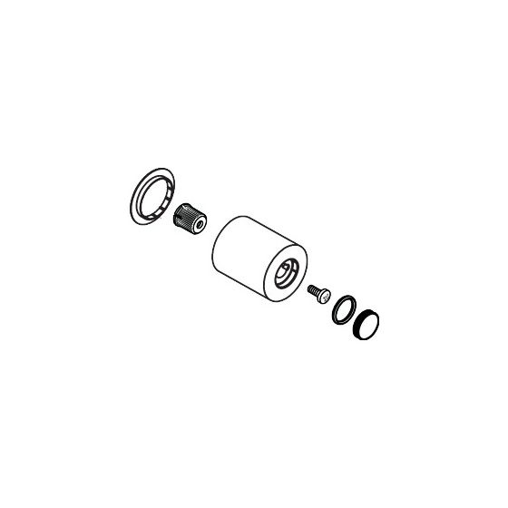 Hansgrohe AXOR Griff für Starck Modul, Chrom, 96298001