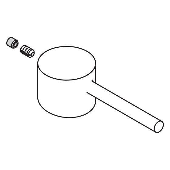 Hansgrohe AXOR Griff für Starck, geschraubt, 10093000