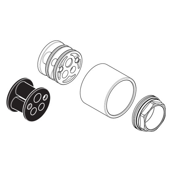 Hansgrohe AXOR Umrüstset für Citterio M Waschtischmischer Unterputz, 95635000