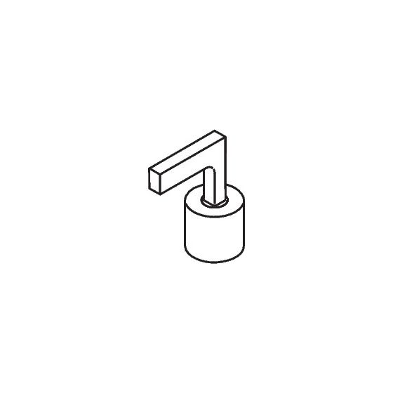 Hansgrohe AXOR Hebel-Grifffür Citterio 4-Loch Wannenarmatur, Ventilgriff geschraubt, 39294000
