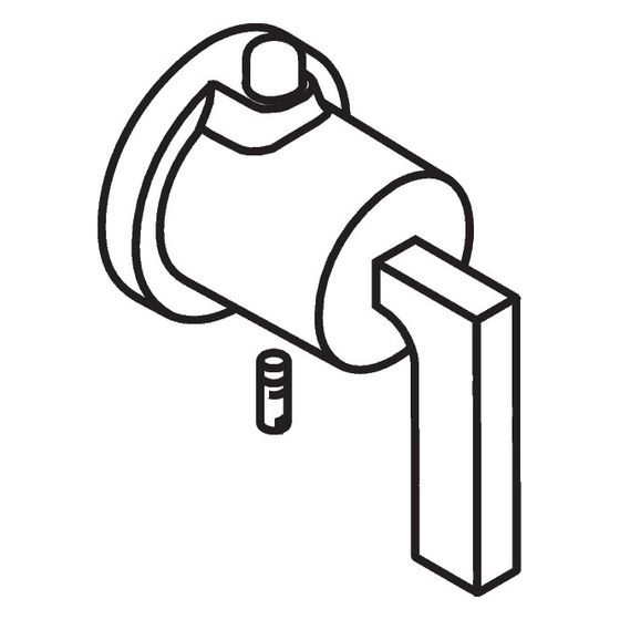 Hansgrohe AXOR Hebel-Grifffür Citterio Thermostat, geschraubt, 39994000