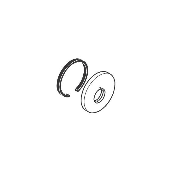 Hansgrohe AXOR Rosette für Auslauf, 65mm, Chrom, 96293000