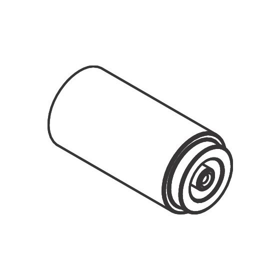 Hansgrohe AXOR Umstellerhülse für Edge Wannenmischer, Durchmesser 30mm, 93580000