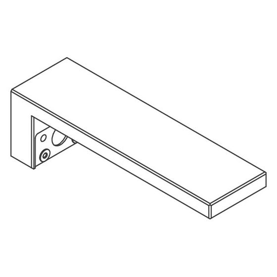 Hansgrohe AXOR Auslauf für Edge 3-Loch Waschtischmischer UP, Chrom, 93626000