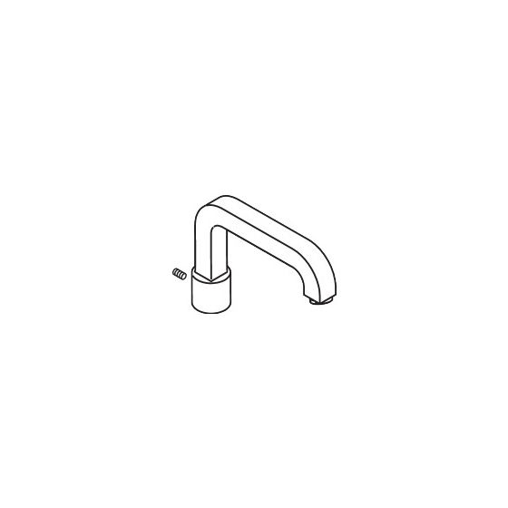 Hansgrohe AXOR Wanneneinlauf für Citterio 4-Loch Wannenarmatur, Chrom, 98718000