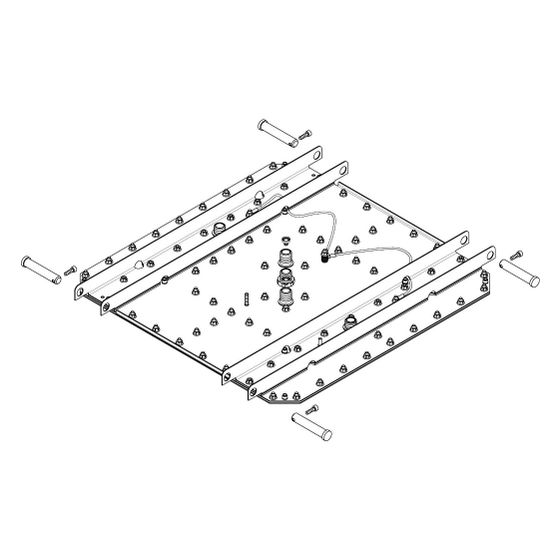 Hansgrohe AXOR Strahlkörper für Showerheaven, 720x720mm, Licht, 95674000