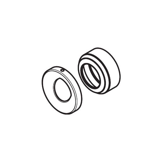 Hansgrohe AXOR Rosette für Massaud Waschtischmischer, Chrom, 98650000