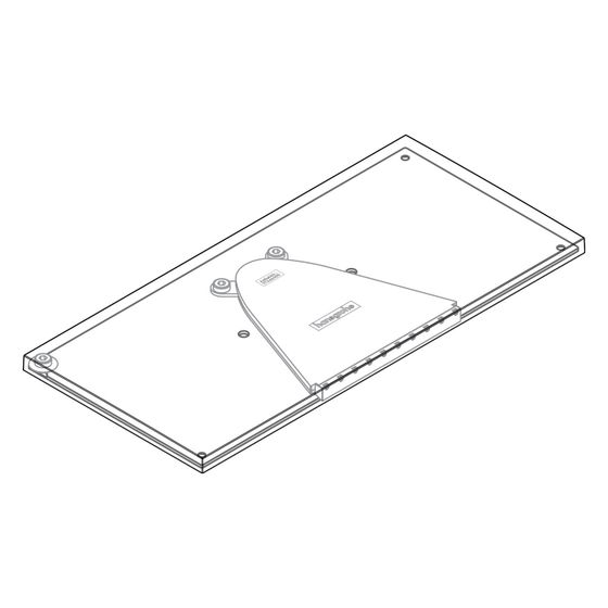 Hansgrohe AXOR Auslauf für Massaud 3-Loch Waschtischarmatur, Chrom, 98658000