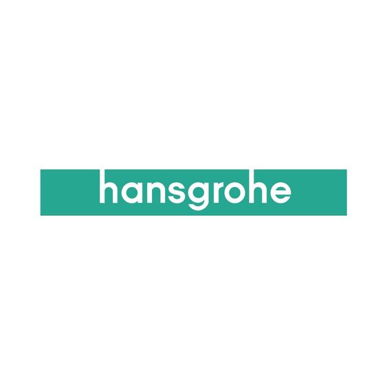 hansgrohe Rosette für vertauschte Anschlüsse 155x155 Glas Thermostat Unterputz 1 V weiß/chrom