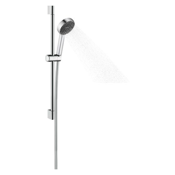 Hansgrohe Activera S Brauseset, EcoSmart, Handbrause, Brausestange 669mm, Chrom
