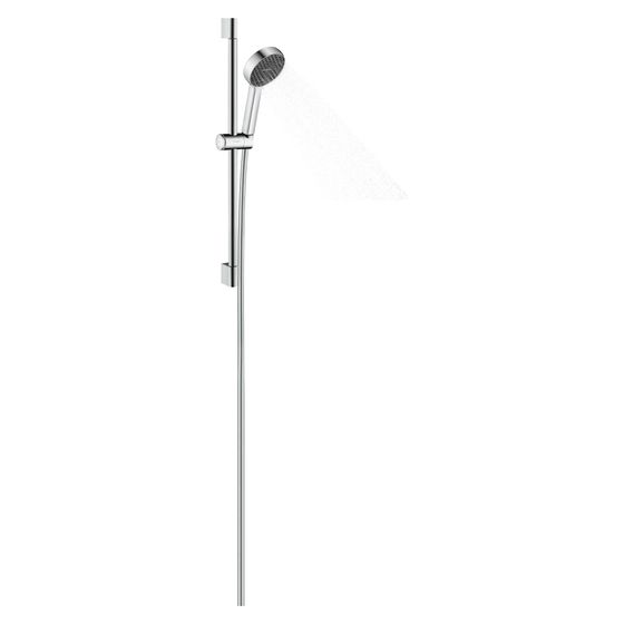 Hansgrohe Activera Select S Brauseset, 2jet EcoSmart, Handbrause 95mm, Brausestange 669mm, Chrom