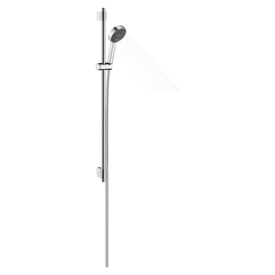 Hansgrohe Activera Select S Brauseset, 2jet EcoSmart, Handbrause 95mm, Brausestange 1044mm, Chrom