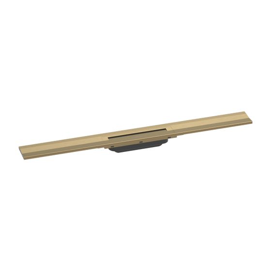 hansgrohe RainDrain Flex Duschrinne 800mm kürzbar für Wandmontage bronze gebürstet