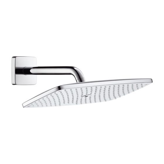 hansgrohe Kopfbrause Raindance E 360 Air 1jet 360x190mm mit Brausearm 240mm chrom