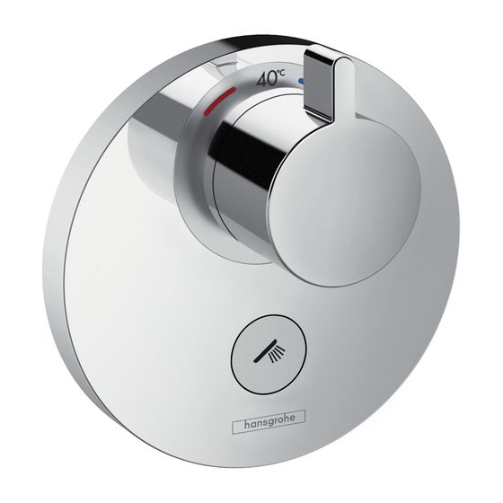 hansgrohe Thermostat Unterputz ShowerSelect S Highflow Fertigset 1 Verbraucher/1 Ausgang chrom