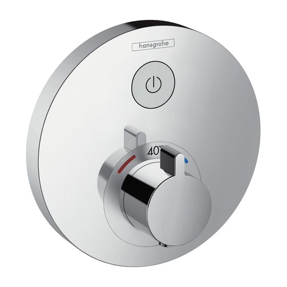 hansgrohe Thermostat Unterputz ShowerSelect S Fertigset 1 Verbraucher chrom