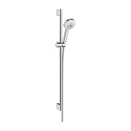 hansgrohe Brausenset Crometta 100 Multi/Unica 900mm weiß/chrom