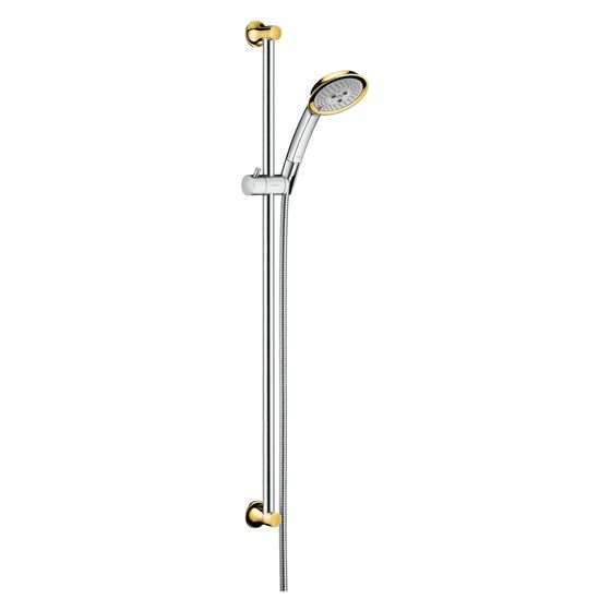 hansgrohe Brausenset Raindance Classic 100 Air 3jet Unica Classic 900mm chrom/gold