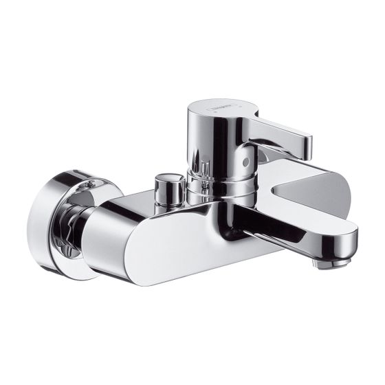 hansgrohe Wannenmischer Aufputz Metris S DN15 chrom