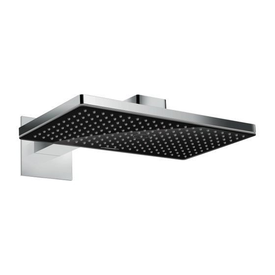 hansgrohe Kopfbrause Rainmaker Select 460 1jet schwarz/chrom mit Brausearm 450mm