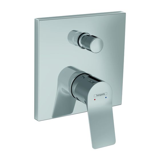 hansgrohe Wannenmischer Unterputz Vivenis Fertigset chrom