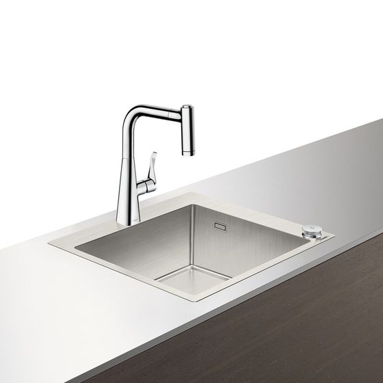 hansgrohe Select Spülencombi 450 edelstahl-optik C71-F450-01 ST