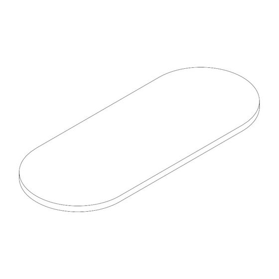 Hansgrohe AXOR Glasablage für Logo, 450mm, 40229000