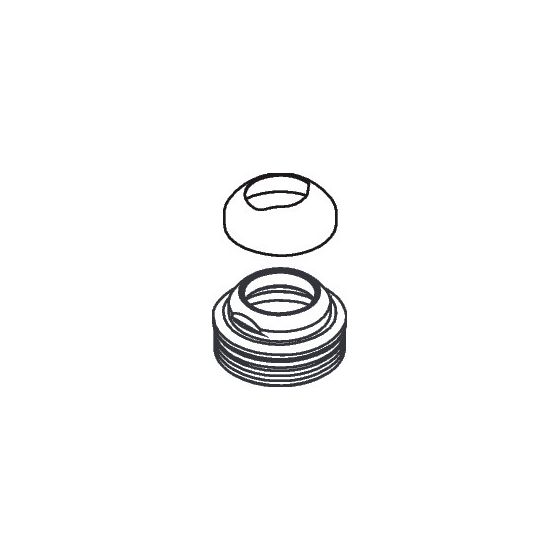 Hansgrohe AXOR Abdeckkappe für Terrano, Chrom, 96394000