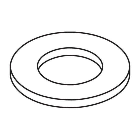 Hansgrohe AXOR Rosette für Terrano 4-Loch Wannenarmatur, Durchmesser 70mm, 96782000