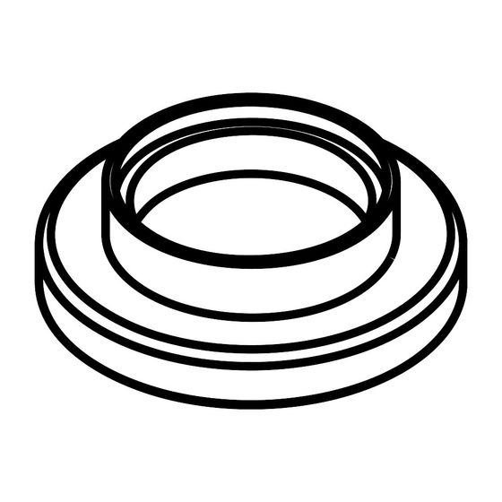 Hansgrohe AXOR Rosette für Uno 4-Loch Fliesenrand, Chrom, 96501000